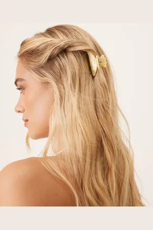 Sui Ava Helle mini marble hair claw in pastel