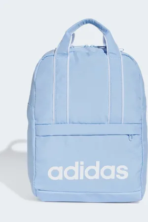 adidas Linear essentials backpack in glow / white