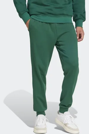 adidas Essentials feel cozy french terry pants in collegiate / black