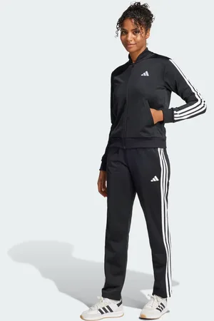 adidas Essentials 3-stripes track suit in