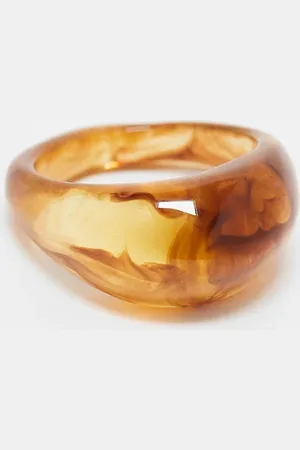 DesignB London Chunky resin ring in