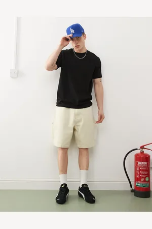 Santa Cruz Big carpenter denim shorts in beige