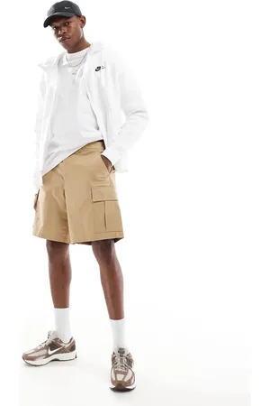 Nike Club woven cargo shorts in beige