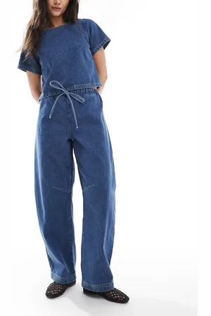 ASOS Lightweight barrel leg denim jean