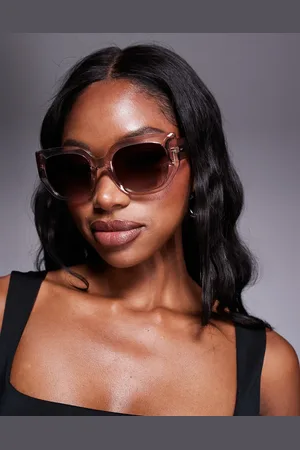 Quay Australia Quay after hours square sunglasses in transparent lilac