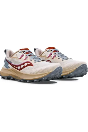 Saucony Peregrine 14 running trainers in dew and orchid