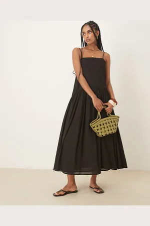 ASOS Dropped waist maxi dress in