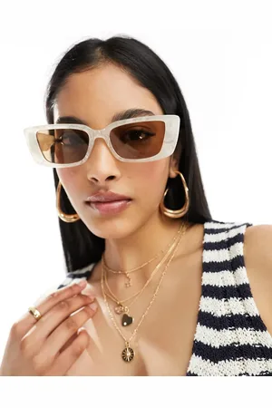 Aire Novae rectangle sunglasses in marble