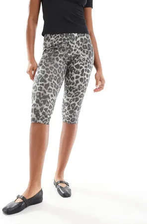 JJXX Capri leggings in leopard print