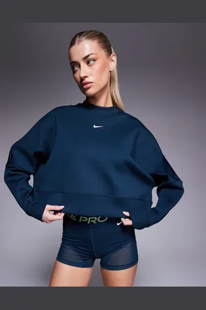 Nike Prima Dri-FIT cropped mesh sweatshirt in