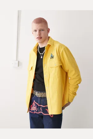 ICECREAM Soft waffle corduroy shirt in