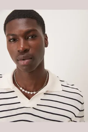 ASOS Boxy relaxed striped polo in