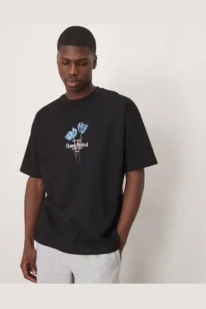 ASOS Oversized t-shirt with floral graphic in