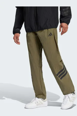 adidas Future icons 3-stripes woven pants in olive strata