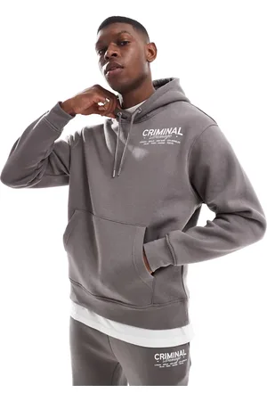 Criminal Damage City hood charcoal in charcoal