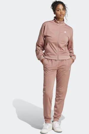 adidas Essentials feel cozy track suit in warm clay