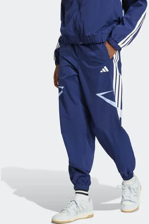 adidas Tiro cut 3-stripes color block cuffed pants in dark / glow
