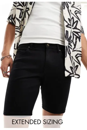 ASOS Skinny regular length denim shorts in