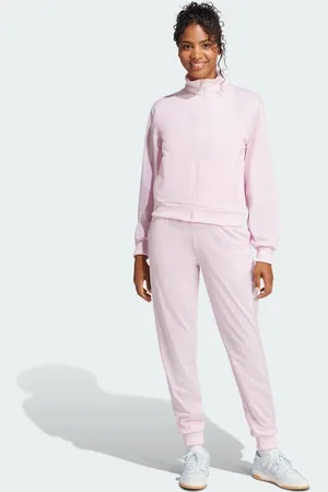adidas Essentials feel cozy track suit in clear
