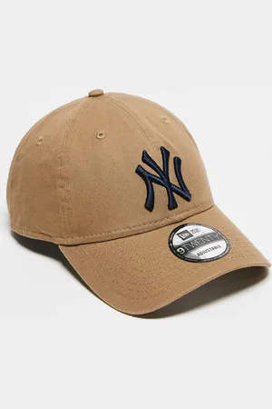 New Era NY Yankees 9twenty washed cotton baseball cap in beige