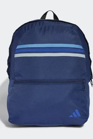 adidas Classic back-to-school stripes backpack in dark / royal