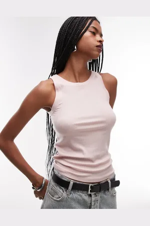 AllSaints Rina tank in mauve chalk pink