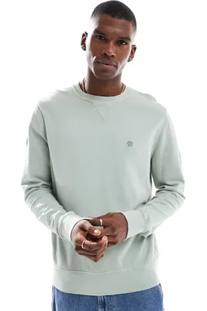 Superdry Classic essential sweatshirt in slate grey
