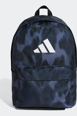 adidas Animal-print classic backpack in preloved ink / white