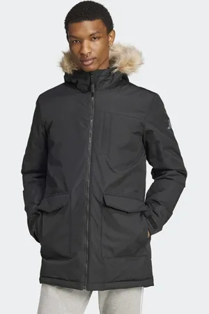 adidas Paveric fur parka in