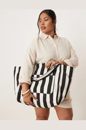 New Look Slouchy tote bag in stripe
