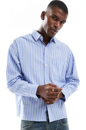 Cotton On Hampton long sleeve shirt in soft stripe