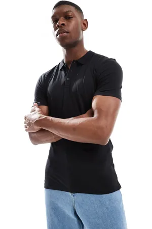 New Look Muscle fit plain polo in