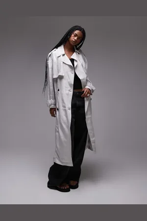 AllSaints Linnie trench in stone