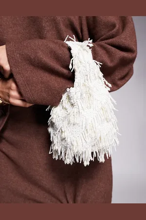 River Island Sequin tassled grab bag in