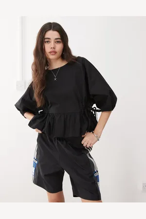 COLLUSION Side channel smock top in