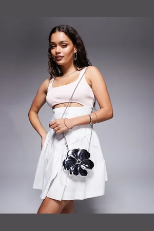 River Island Flower clutch bag in