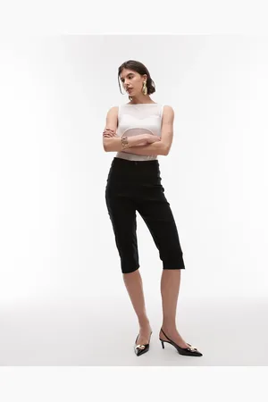 ASOS Seam detail split capri trouser in