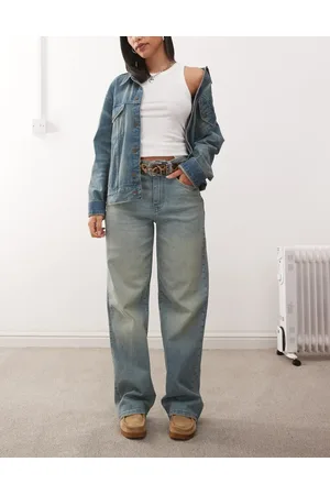 Noisy May Josie high waist baggy jeans in tint