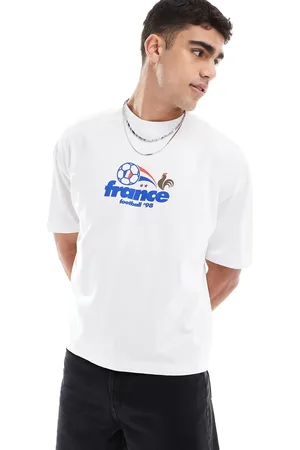 ASOS Boxy oversized t-shirt with France sport graphic in