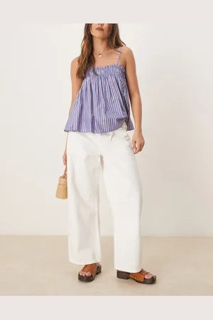 MANGO Kika balloon fit mid waist jean with tie belt detail in