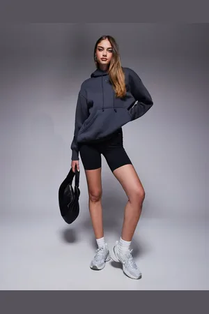 The Couture Club Embroidered logo sweatshirt in marl