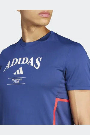 adidas Designed-for-training legacy tee in dark / chalk white