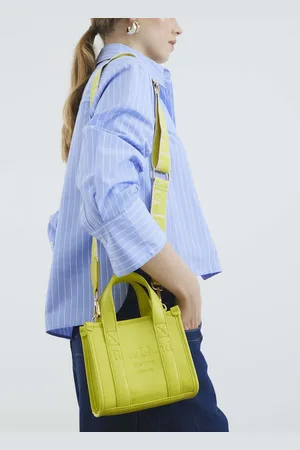 River Island Mini embossed tote bag in lime