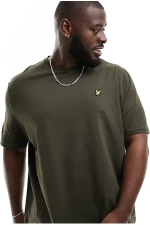 Lyle & Scott PLUS icon logo t-shirt in olive