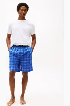 Tommy Hilfiger T-shirt and shorts print pyjama set in multi/blue
