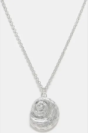 Reclaimed Unisex chain with shell pendant in