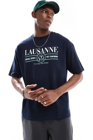 ASOS Oversized t-shirt with sports graphic in