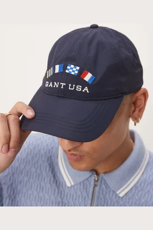 GANT USA flag logo baseball cap in