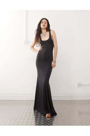 Weekday Maxi dress with mermaid hem in
