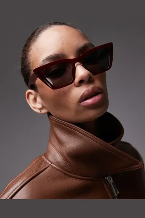 & OTHER STORIES Cat eye sunglasses in dark burgundy
